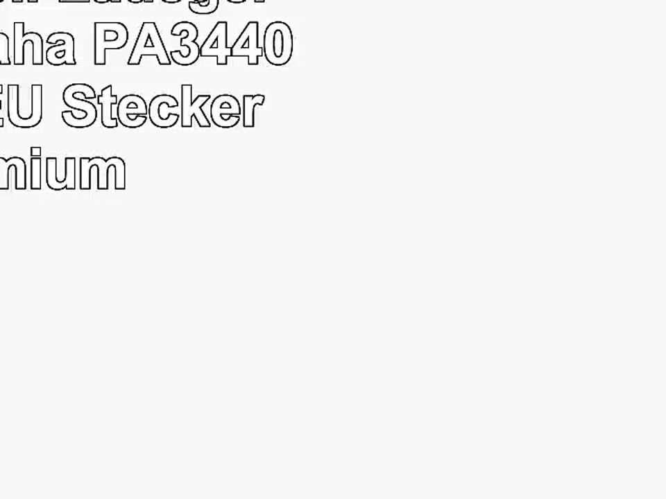 12V Netzteil  Ladegerät für Yamaha PA3440 Netzteil  EU Stecker  Premium