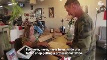 Former neo-Nazi removes swastika tattoos