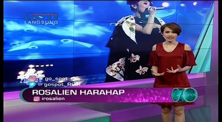 Ayu Ting Ting Nyanyi dengan Plester Nempel di Pundak
