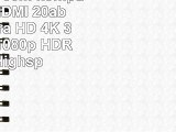 HDMI Kabel 30m  kompatibel mit HDMI 20ab 20 14a Ultra HD 4K 3D Full HD 1080p HDR ARC