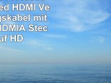 PureInstall PI1100005 High Speed HDMI Verlängerungskabel mit Ethernet HDMIA Stecker auf