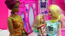 Barbie Dolls Head Twist Changing Hair Style   Color Change Hair - Toy Video