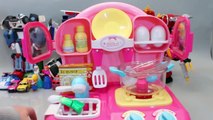 Cooking Noodle Ramen Kitchen & Brush Your Teeth Baby Doll Surprise Eggs Toys