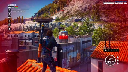Just Cause 3 Gameplay (FLAMING DUNE BUGGY FLYS OVER HILL) No Commentary