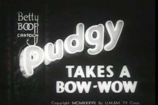 Betty Boop-Pudgy Takes A Bow-wow