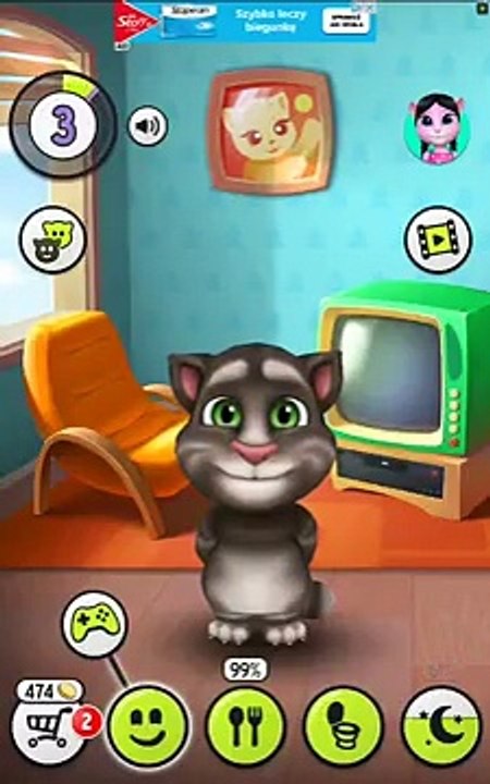 MY TALKING TOM PO POLSKU | level 1 - 3 | DARMOWE GRY DLA DZIECI i BAJKI DLA DZIECI
