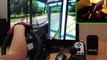 City Car Driving LiAZ BUS MOD simulator - G27 pedals fully manual gearbox gameplay demonstration