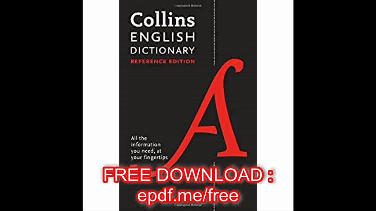 Collins English Dictionary Reference Edition video Dailymotion