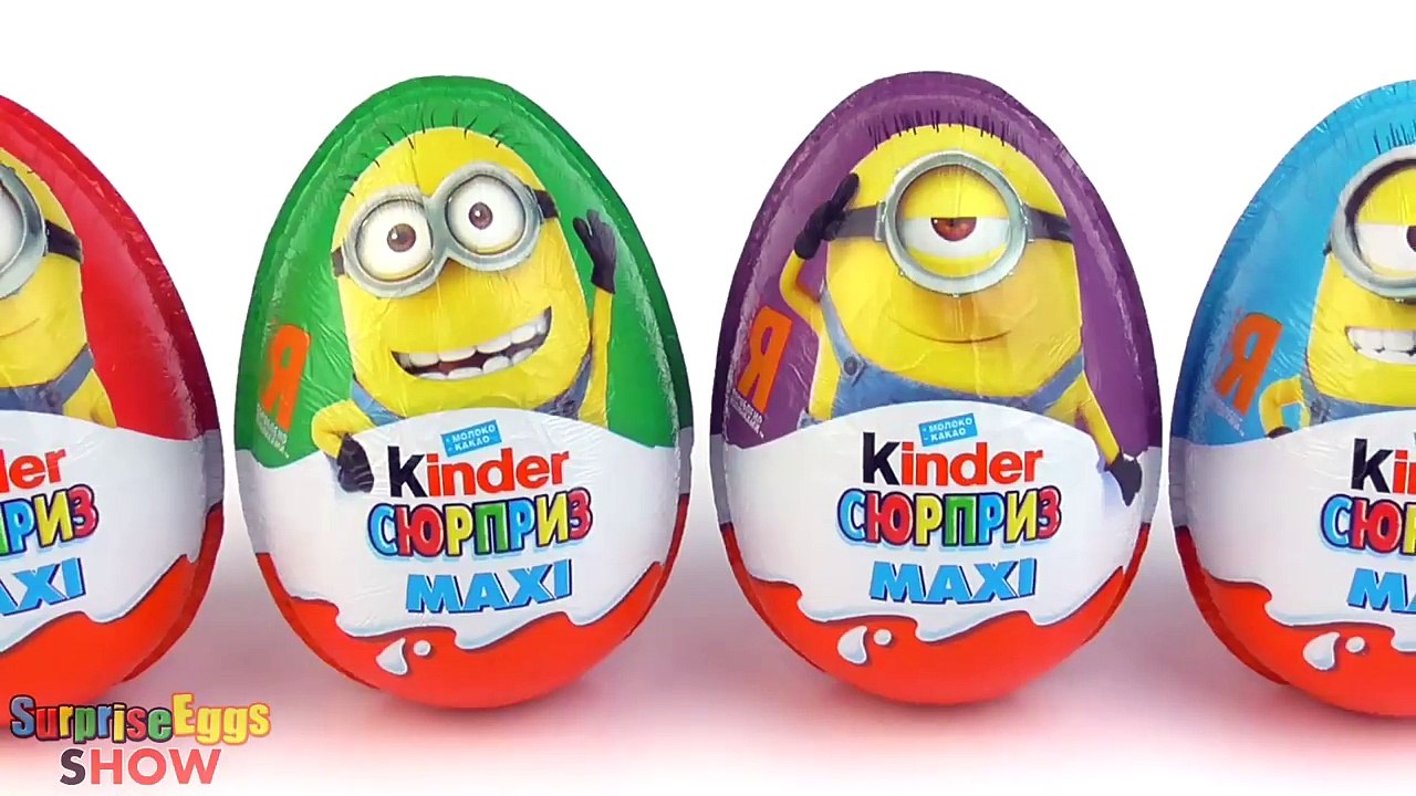 4 Jajko Niespodzianka Minions Maxi Kinder Niespodzianki Кинд