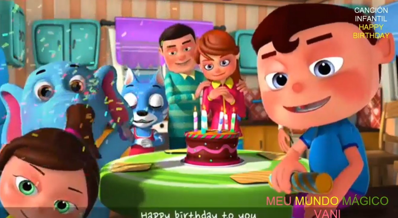 CANCIÓN INFANTIL: HAPPY BIRTHDAY - CUMPLEAÑOS FELIZ
