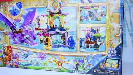 Lego Elves The Dragon Sanctuary Gust Wind Dragon Part 1 Build Review Silly Play - Kids Toys