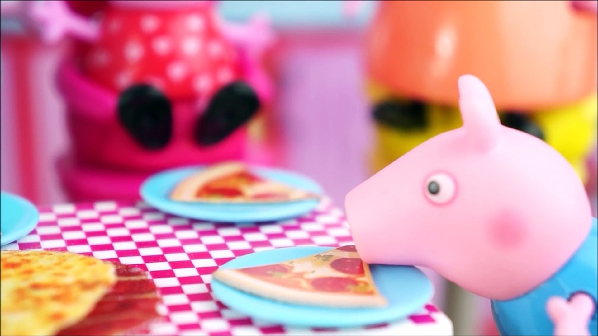 Pig George da Família Peppa Pig Faz Cocô na Privada com Dor de Barriga! completo em Portugues