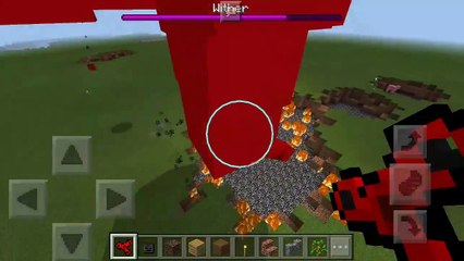 Killing the Wither Storm with a Fidget Spinner in Minecraft Pocket Edition