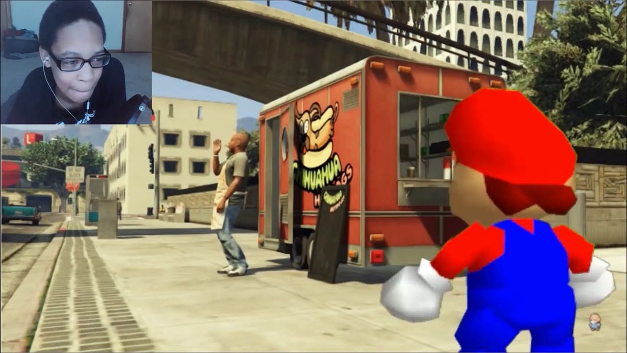Grand Theft Mario - If Mario Was In. GTA V REACTION | SPAGHETTI