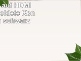 HDSupply XDC055015 DisplayPort auf HDMI Kabel  vergoldete Kontakte 15m schwarz