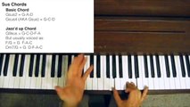 Jazz Piano Tutorial - Suspended Chords