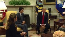 Canadian Prime Minister Trudeau Comes To Washington To BEG President Trump on NAFTA