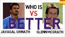 Who is Better? Javgal Srinath Vs Glenn Mcgrath Cricket Videos Knowledge Test Sports || BaBa S Series