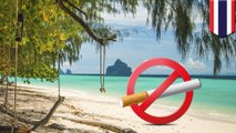 Dilarang merokok di Pantai Thailand - TomoNews