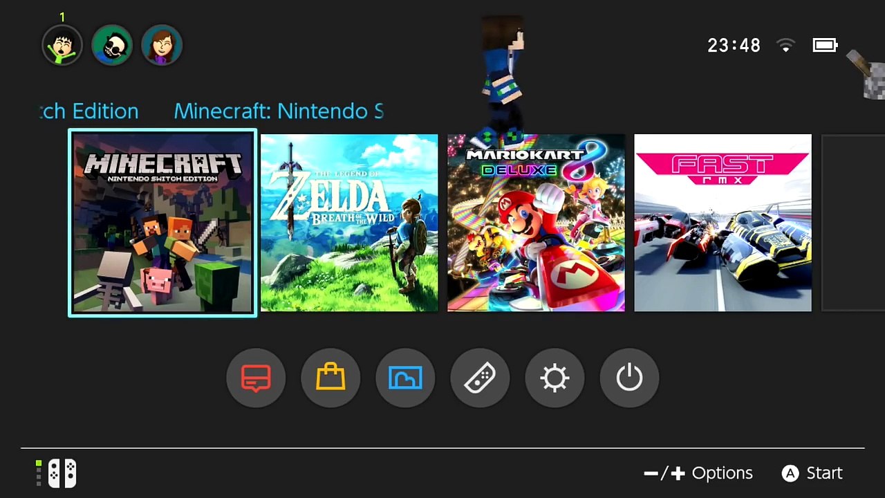 BEST MINECRAFT EVER!?!? Minecraft NINTENDO SWITCH EDITION!!