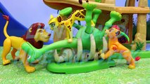 The Lion Guard Kion and Bunga Toys Play Hide and Seek with The Good Dinosaur Arlo Saved by Simba