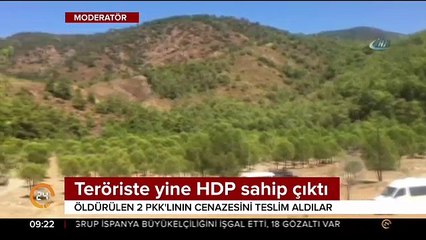 Terörist cenazesine HDP sahip çıktı