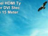 PerfectHD Premium HDMI  DVI Kabel HDMI Typ A Stecker  DVI Stecker Länge 15 Meter