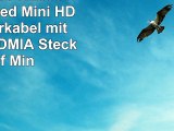 PureInstall PI1200015 High Speed Mini HDMI Adapterkabel mit Ethernet HDMIA Stecker auf