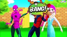 Frozen Elsa & Spiderman Shower Prank - Superhero Funny Pranks Compilation