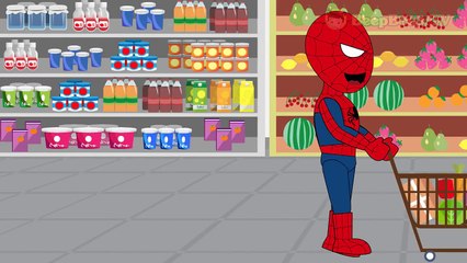 Frozen Elsa Spiderman Baby Attacked by Joker Baby & Crocodile! Finger Family Song Nursery Rhymes