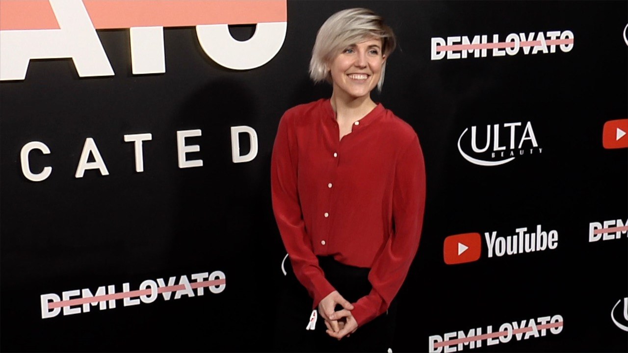 Hannah Hart "Demi Lovato: Simply Complicated" YouTube Premiere Red Carpet
