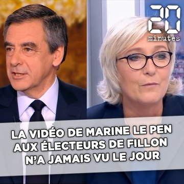 Présidentielle: La vidéo que Marine Le Pen aurait dû adresser aux électeurs de Fillon aurait-elle changé la donne ?