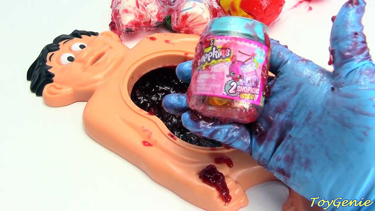 Cutting Open Mr Doh Cranberry Guts Belly Iron Man Squishy Toys