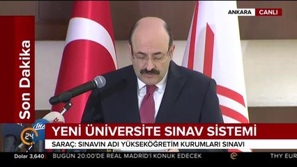 Yeni sınav sistemi