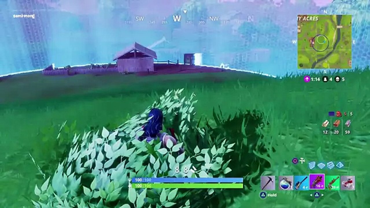 Fortnite Battle Royale Gameplay - Bush Warfare Clip - Sooooo much fun!