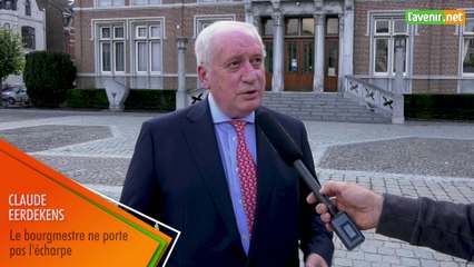 L'Avenir - Le bourgmestre Eerdekens sans écharpe
