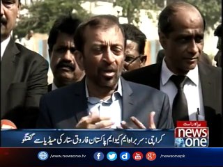 Farooq Sattar media talk in KARACHI