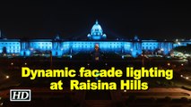 Lit up Raisina Hills makes an every night visual treat