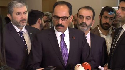 Cumhurbaşkanlığı Sözcüsü İbrahim Kalın: "Bizim Çağrımız Bu Adımdan Bir An Önce Geri Dönmeleri ve...