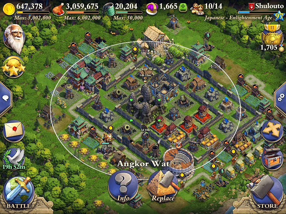 DomiNations | Immortal Generals with AngKor Wat