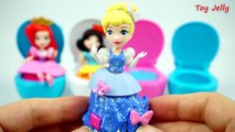 Disney Princess Slime Fart Putty Surprise Toilet Toys,Belle,Snow White,Ariel,Cinderella,Shopkins