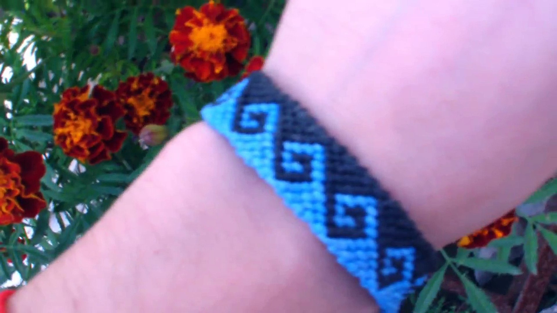 Como hacer una pulsera de Olas Griegas con hilo encerado ➢ Macrame - Vidéo  Dailymotion