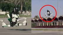 Dubai police unveil flying motorbike-drone hybrid