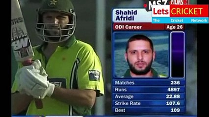 Shahid Afridi Blistering 77 runs vs South Africa