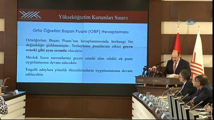 YÖK Başkanı: ''Sınav Puan Türleri 18'den 5'e İndirilmiştir, 6 Oturumdan 3 Oturuma İndirilmiştir''