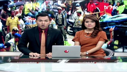 Petugas Bakar Lapak Pedagang di Pekanbaru