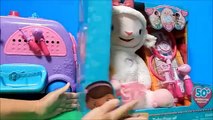 Doc McStuffins Take Care of Me Lambie Interive Plush Doll Unboxing Toy Review
