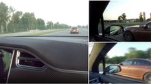 Confronto entre Tesla Model X P90D e BMW M5 termina de forma inesperado...