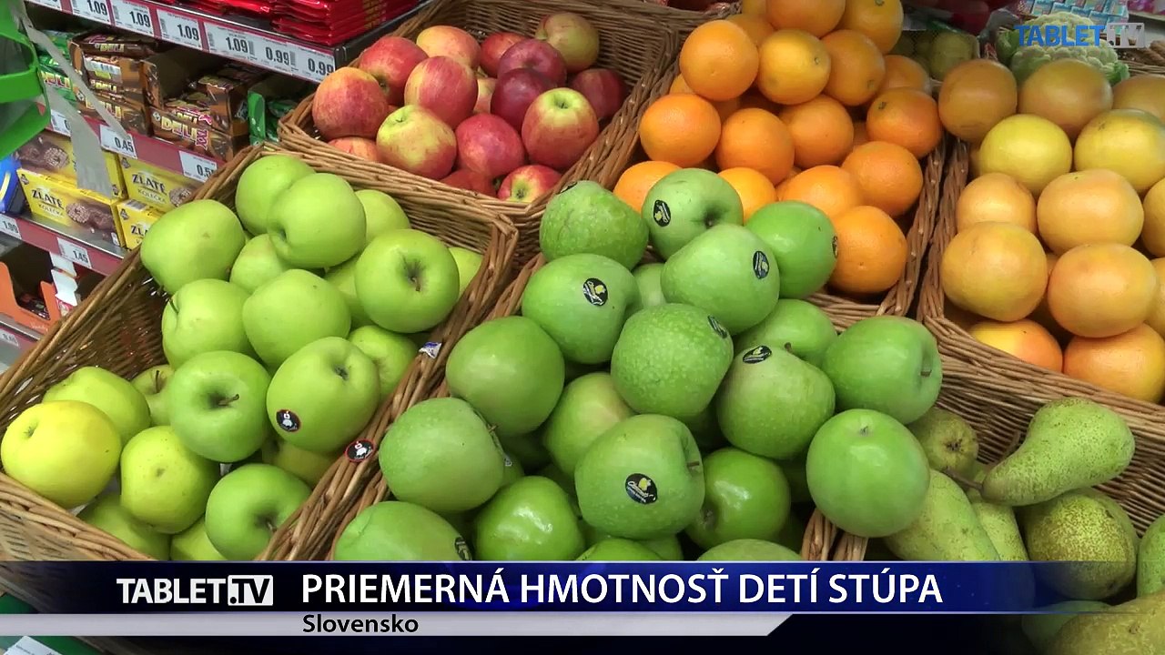 Problémy s nadváhou majú aj deti, ich priemerná hmotnosť sa zvyšuje