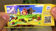 Вредные Детки Открыли Гигантский Киндер Angry Birds Super Giant Kinder Egg Unboxing Surprise Eggs